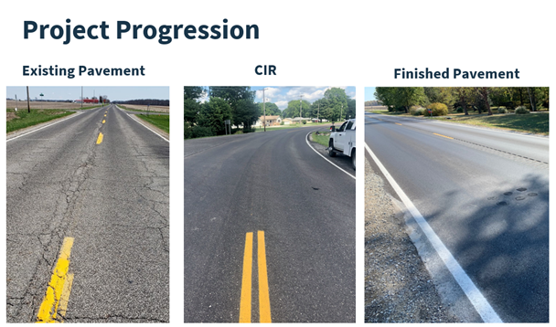 asphalt project progression