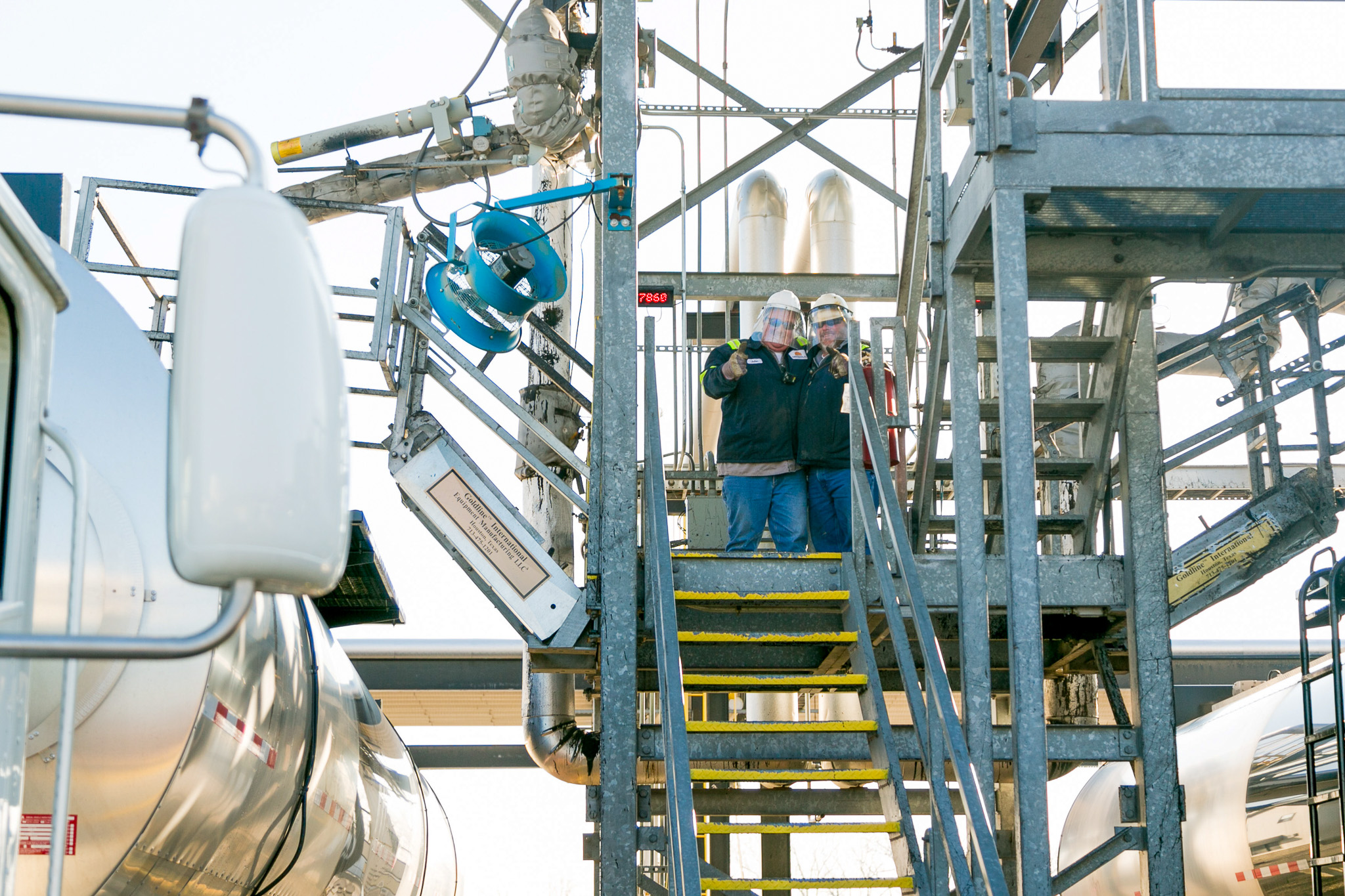Logistics at the asphalt plant