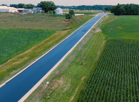 Successful pavement preservation roadway example
